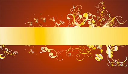 Gold gorgeous patterns Vector-1