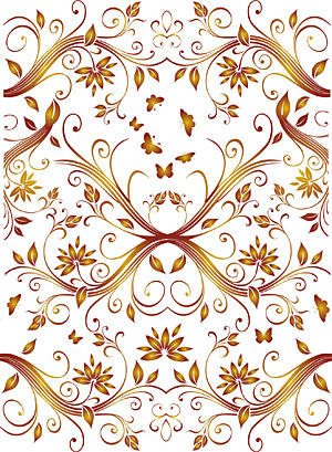 Vector gorgeous patterns background material