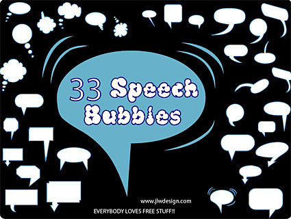 Accommodates a dialogue bubble element vector material