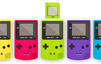 Game Boy Color vector material