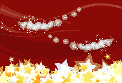 Fantasy Christmas vector background material