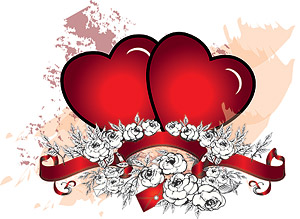 Heart-shaped vector material-1