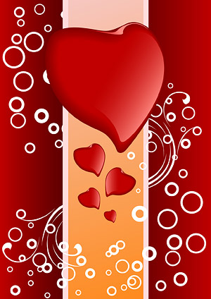Heart-shaped vector material-5
