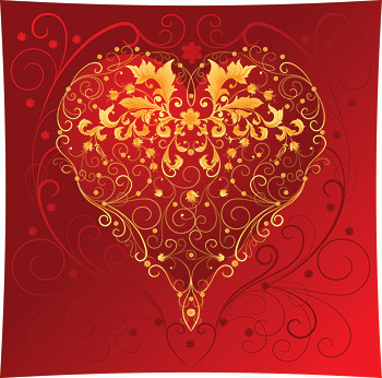 Heart-shaped vector material-7