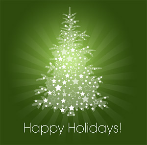 Christmas tree vector material
