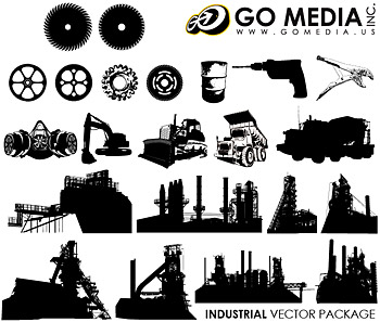 Go Media produced vector material (set8) - builder