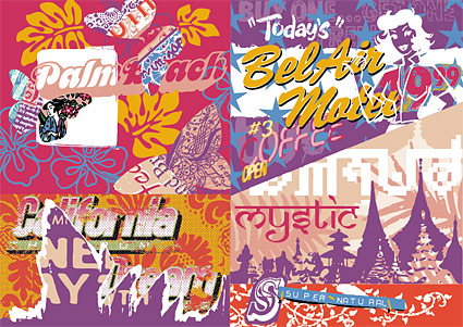 Movement and the street culture vector material-10