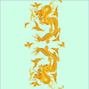 Classical Chinese dragon logo