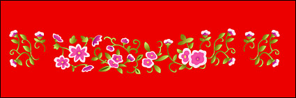 Classical Chinese auspicious small flowers
