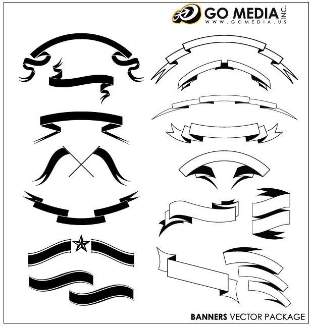 Go Media Vector material products-banners
