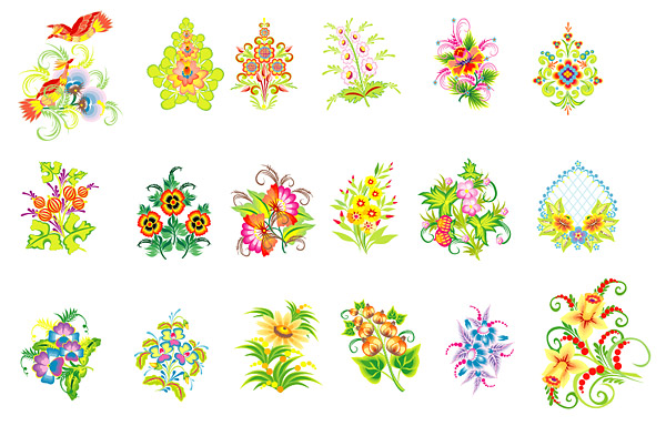 Colorful pattern designs