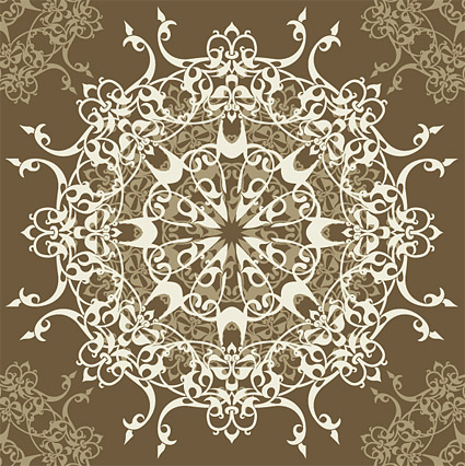 Continental pattern vector material