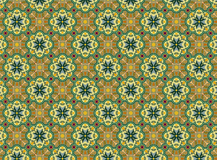 Classic tile pattern vector-2