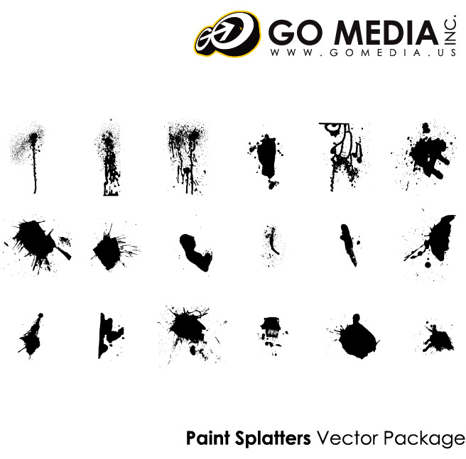Go Media Vector material products - the ink brush-2