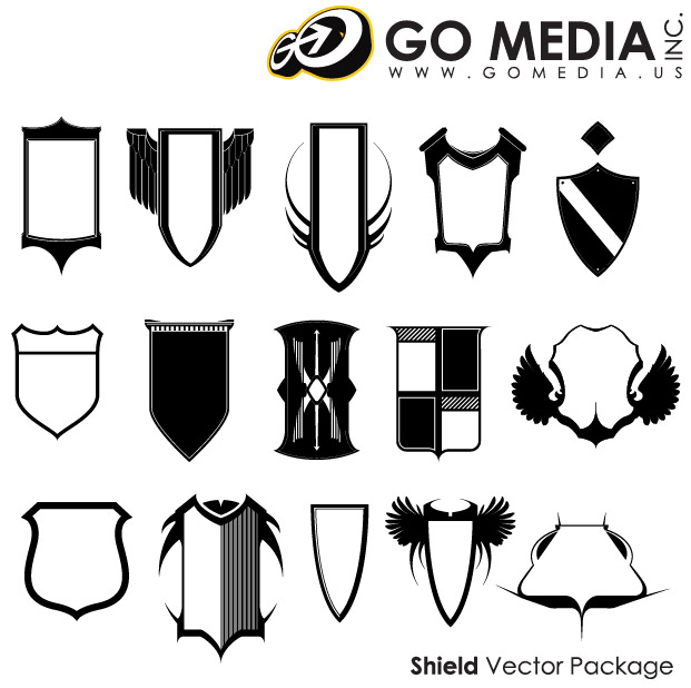 Go Media produced vector material - Shield