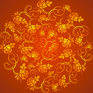 Gorgeous Rose pattern background