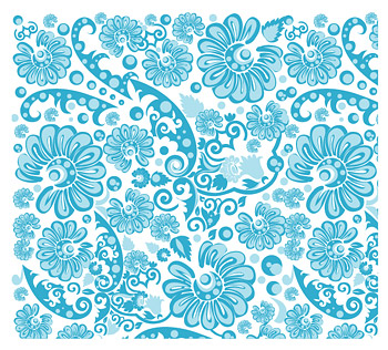 Vector blue background material pattern