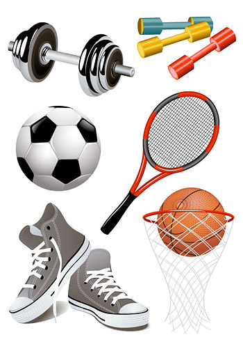 All kinds of sports goods