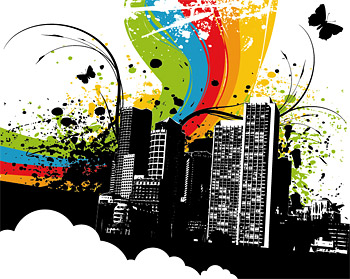 City color vector material-2