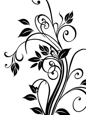 Exquisite black-and-white pattern vector material