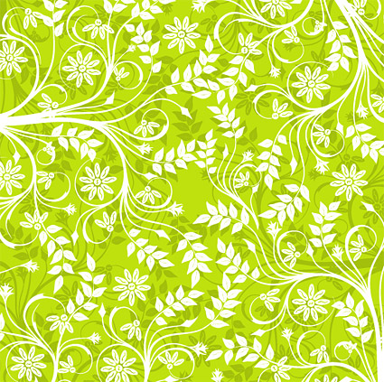 Green background patterns