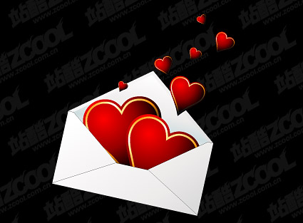 Installed in the love addressed to the vector material-2