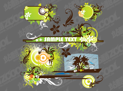 Patterns and trends element vector material-2