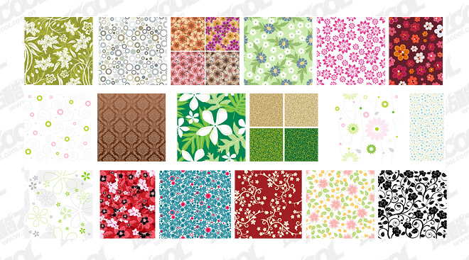 Featured tile pattern vector background material -3