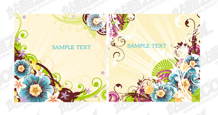 Fashion pattern vector material