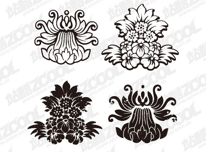 gomedia produced classical pattern vector material