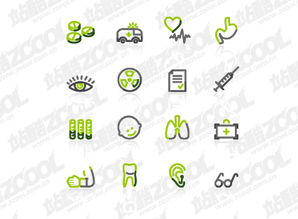 Simple lines vector graphics material
