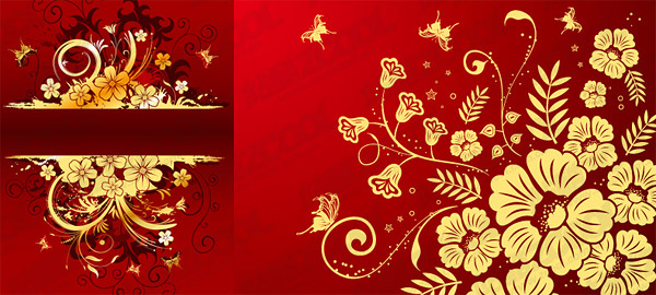 exquisite pattern vector material