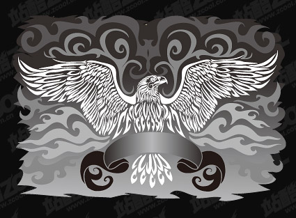 Eagle theme vector