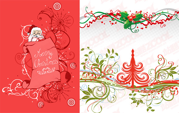Christmas pattern vector material