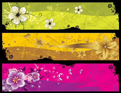 The trend banner banner template vector material-6