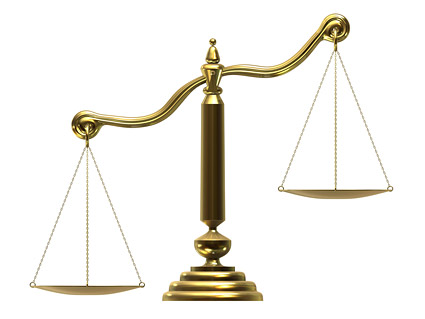 The picture quality material balance scales