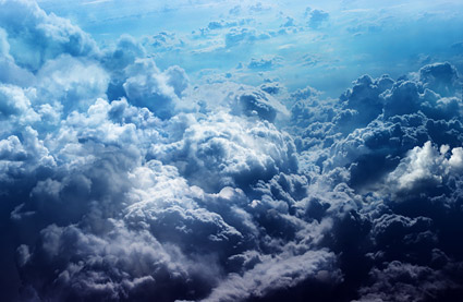 Dense cloud picture material