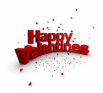 3D characters three-dimensional modeling picture happy valentine