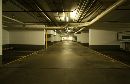Underground parking picture material