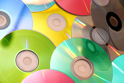Color picture of the CD material
