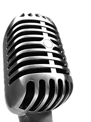 Featured microphone picture material