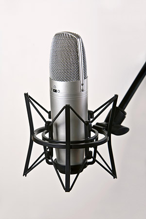 Recording microphone picture material