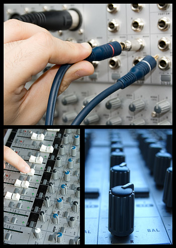 Recording console picture material