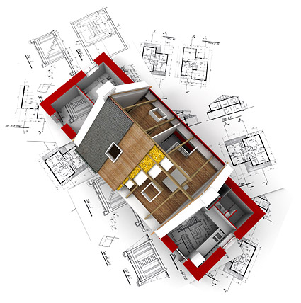 3D buildings and the floor plan -10