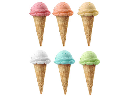 Ice-cream cones picture quality material