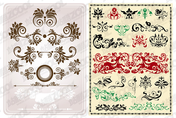 Practical classical pattern vector material
