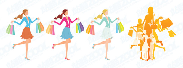 Female fashion shopping