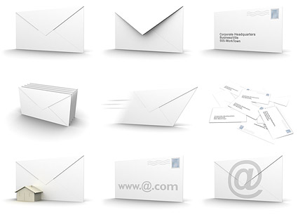 3D picture envelope material