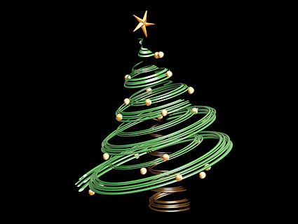 3D Christmas tree material