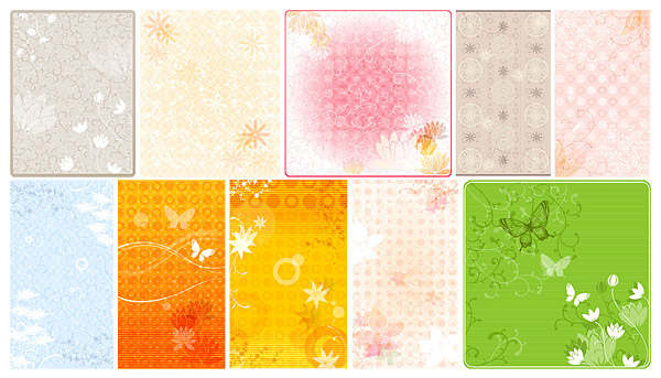 Dream pattern vector background material